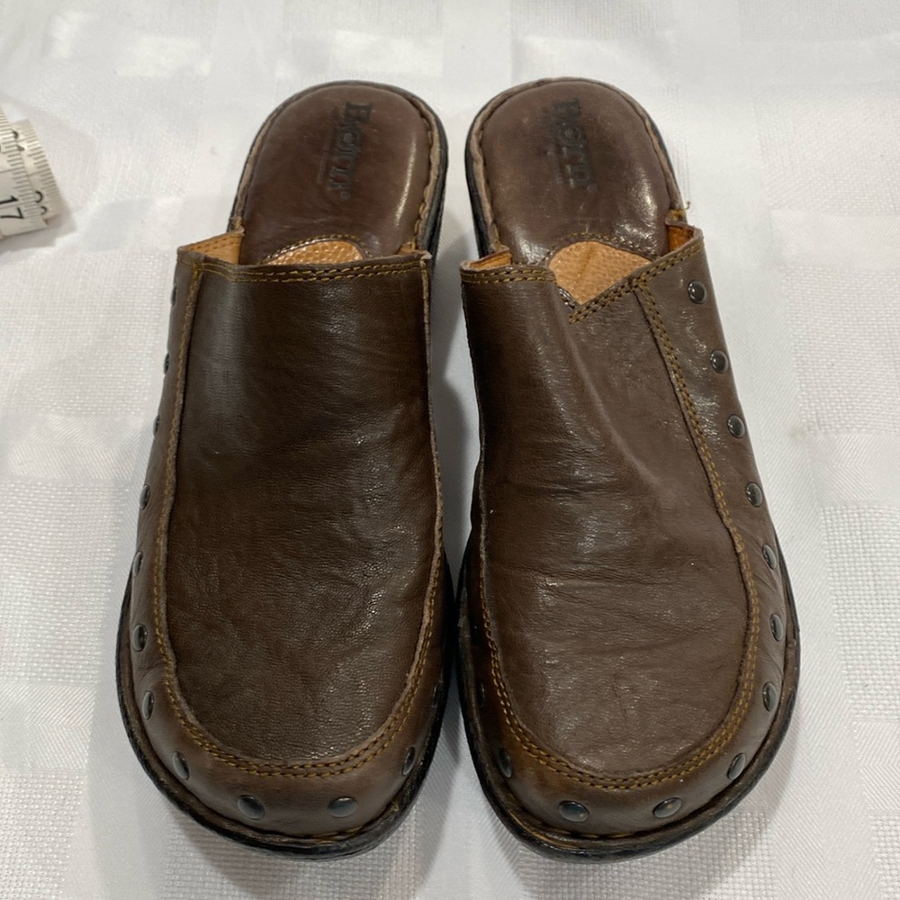 Born Leather Clogs, 8M